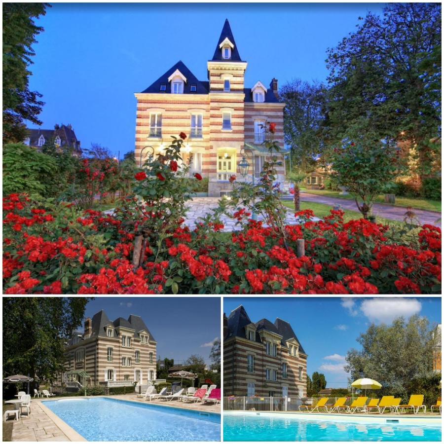 Cosy Appartement Dans Une Villa Avec Piscine, Proche Du Centre Et De La Mer Cabourg Exterior foto